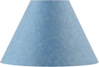 Aspen Creative 58760, Hardback Empire Transitional UNO Lamp Shade, Denim Blue, 4" Top x 10" Bottom x 7" Slant Height, Slip UNO 33mm