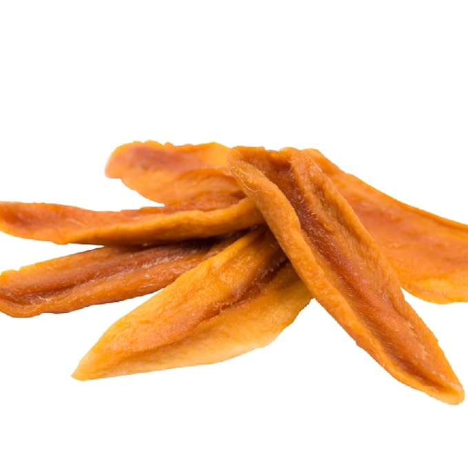 Gerbs Dried Mango Slices Unsweetened 4 lbs. | Dehydrated, Unsulfured, Resealable Bag | Naturally Chewy & Vibrant | Top 14 Allergen-Free