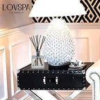 LOVSPA Reed Diffuser Set, English Pear & Bergamot Scented Oil Diffuser with Sticks, Home Fragrance Accessories for Bathroom Shelf Decor, Aroma Diffusers for Home or Office Desk, USA Made