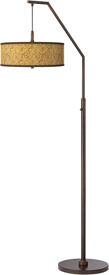 Golden Versailles Bronze Downbridge Arc Floor Lamp