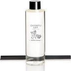Chloefu LAN Vanilla Coconut Scented Oil Diffuser Refill 6.76 fl oz Natural Essential Oil for Reéd Diffuser Home Fragrance for Bedroom, Bathroom Home Decor