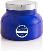 Capri Blue Scented Candles - Soy Candle Wax Blend - Jar Candles - Blue Candle Gifts for Women & Men - Luxury Candles for Home Scented with Vanilla, Bergamot & Sandalwood - Havana Vanilla (19 oz)