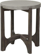 Liberty Furniture Industries Cascade End Table, W22 x D22 x H24, Dark Brown