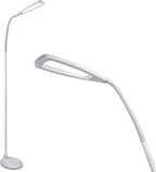 OttLite ClearSun Flex LED Floor Lamp with LED Technology - Touch Activated Controls, Adjustable Neck, Smart Memory Feature - Great for Office, Home, Dorm, Bedroom, College, & Living Room
