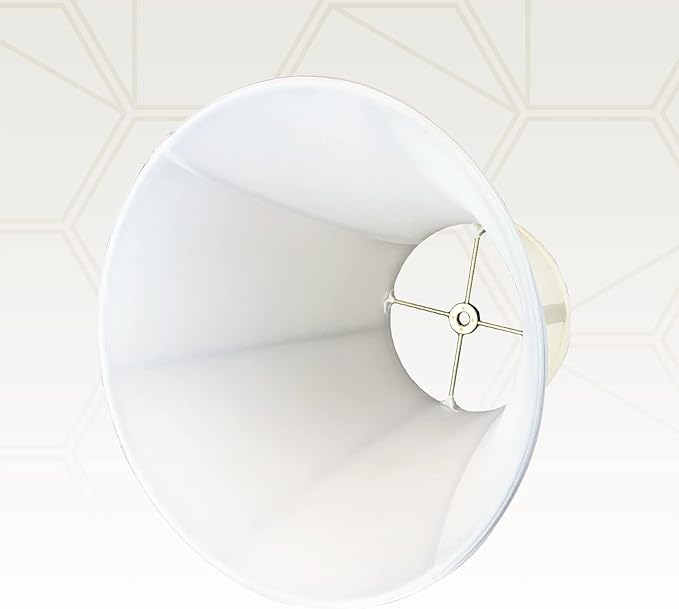 Royal Designs, Inc. BSO-704-16LNEG-2 True Bell Basic Lamp Shade, 8 x 16 x 12.6, Linen Eggshell, 2-Pack