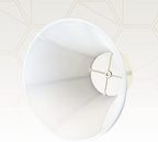 Royal Designs, Inc. BSO-704-16LNEG True Bell Basic Lamp Shade, 8 x 16 x 12.6, Linen Eggshell