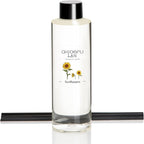 Chloefu LAN Sunflowers Scented Oil Diffuser Refill 200ml/6.76 fl oz Air Freshener with Natural Essential Oils，Floral Fruity Scent, Daisy-Inspired Long-Lasting Diffuser Oil, Home & Bathroom Decor