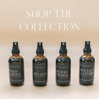 River Birch Nag Champa Scented Linen and Room Spray | Home Fragrance | 4 oz Glass Amber Bottle | Luxury Signature Scent Incense | Handmade in Texas