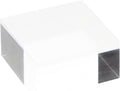 Plymor Clear Polished Acrylic Square Display Block, 1" H x 2" W x 2" D