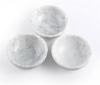 Koville Italian Natural Marble Incense Holder, 5inch Incense Holders for Sticks, Sturdy Incense Burner Ash Catcher, Ideal for Meditation, Relaxing, Easy to Clean(Bianco Carrara)