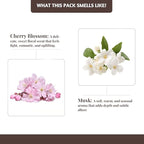 Folkulture Incense Sticks | Set of 120 with Holder for Relaxation | Cherry Blossom & White Musk | Organic, Slow Burning, Non-Toxic | Luxe Floral Fragrance, for Valentines