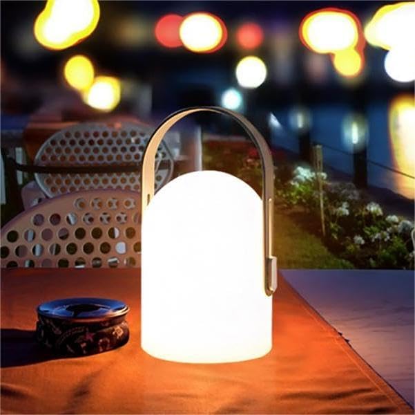 TRIROCKS Portable Cordless Lantern Outdoor Table Lamp Rechargeable Lantern4000mAh LED Battery Operated Table Lamps Easy 3-Step Touch Dimmable Outdoor Night Lamp Lantern with Remote Control