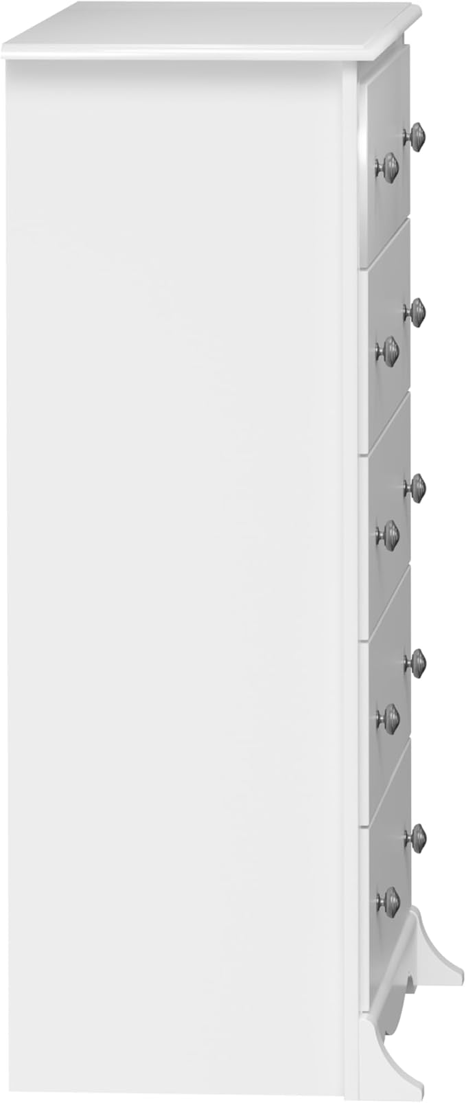 Prepac Sonoma Superior 5-Drawer Dresser for Bedroom - Spacious and Stylish Chest of Drawers, Measuring 17.75"D x 31.5"W x 44.75"H, In White Finish