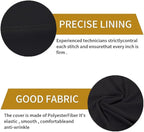 100 Pcs Black Folding Chair Cover Washable Removable Universal Fitted Chair Cover Protector for Wedding Party Banquet Holidays Celebration Decoration Chair Covers