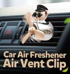 Bear Pilot Car Fresheners Vent Clip Cute Teddy New Car Scent Automotive Air Fresheners Cartoon Air Outlet Aromatherapy Ornament Thank You Gifts for Him Her Friends, Families