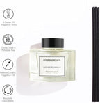 Cashmere Vanilla Reed Diffuser Set - Luxury Fragrance Reed Diffusers for Home, Office & Bathroom Décor - Long Lasting Scent Sticks Diffuser with Non-Toxic Oils (5.63 oz) (Cashmere Vanilla)