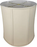 Royal Designs, Inc. BSO-719-16LNBG Drum Basic Lamp Shade, 15 x 16 x 16, Linen Beige