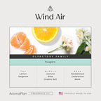 AromaPlan Hotel Scents Wind Air 5 Fl Oz (148ml), Home Luxury Aroma & Hotel Fragrance Diffuser Oil- Hotel Diffuser Oil for Aromatherapy- USA Made, Bigger Bottle, Bolder Aroma & Longer Lasting