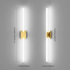 Ralbay 48inch Gold Bathroom Vanity Lights Bar 36W Modern LED Gold Vanity Light Fixtures Over Mirror(5500K White Light)