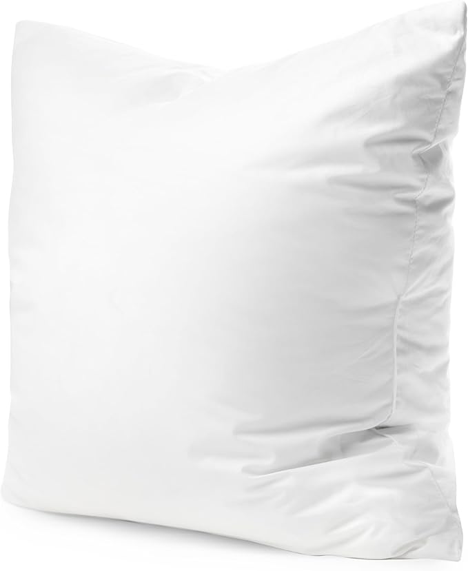 Continental Bedding | Down Alternative Throw Pillow Insert | 100% Cotton 250TC Shell | Medium Loft Decorative Cushion | 20x20 | 1 Pack