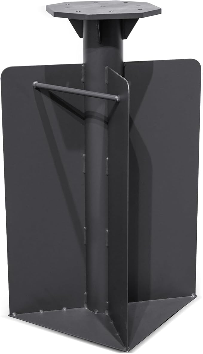 PURPLE LEAF In-ground Patio Umbrella Base YM4012 Weighted Outdoor Umbrella Base 24.41"(H) X 11.42"(W)