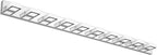 Ralbay 66inch Chrome Bathroom Vanity Lights Stainless Steel Acrylic LED Modern Chrome Bathroom Wall Lighting Fixtures