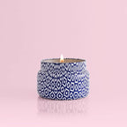 Capri Blue Printed Travel Tin Jar Candle - Luxury Tropical Scented Candles for Home - Long Lasting Soy Wax Blend - Decorative Jar for Home Decor Gift (Aloha Orchid, 8.5 oz)