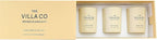 3 Candle Luxe Box Gift Set | Ocean Stone | Lavender Ember | Coastal Santal | 3.5oz Each | Poured in The USA |