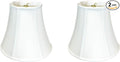 Royal Designs, Inc. BSO-704-10WH-2 True Bell Basic Lamp Shade, 5 x 10 x 8.5, White, 2-Pack