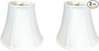 Royal Designs, Inc. BSO-704-8WH-2 True Bell Basic Lamp Shade, 4 x 8 x 7.25, White, 2-Pack