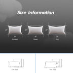 Globon Luxury Down Pillow Queen Size, Firm Hotel Collection Bed Pillow with 100% Cotton Cover, Down Surrounded Feather Pillow, 20x30 Inches (1 Pack)