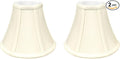 Royal Designs, Inc. BSO-704UT-8EG-2 True Bell Basic Lamp Shade with UNO Fitter, 4 x 8 x 6.5, Eggshell, 2-Pack