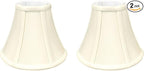 Royal Designs, Inc. BSO-704UT-8EG-2 True Bell Basic Lamp Shade with UNO Fitter, 4 x 8 x 6.5, Eggshell, 2-Pack