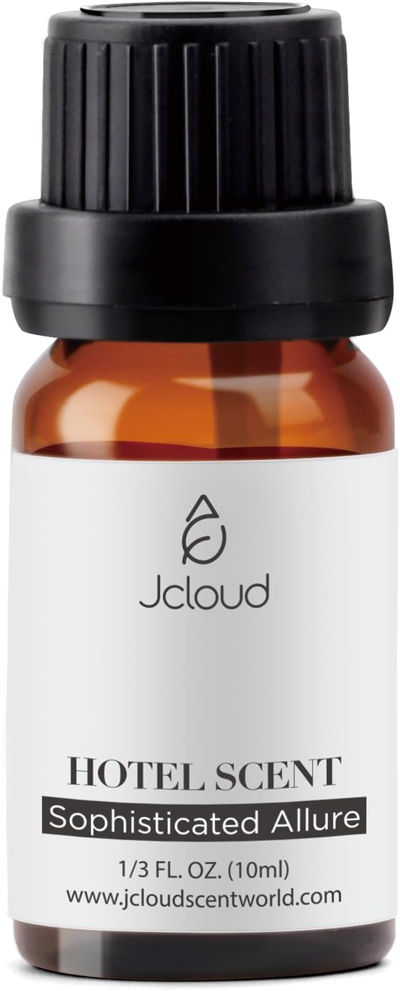 JCLOUD Sophisticated Allure Essential Oil - Inspired by Hilton Hotel Scent | Pure Aromatherapy Diffuser Oil with Jasmine and Cinnamon, Home Luxury Scents - 10mL