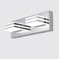 LED Vanity Light Bar 2 light Bathroom Mirror Light Fixtures Modern 12W Bath Lamps Over Mirror 14 Inch Bathroom Wall Lighting Fixtures Chrome Restroom Lights Fixtures over Sink Acrylic Vanity Sconces