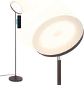 Floor Lamp, 30W/2600LM Super Bright Floor Lamp with Remote Control, Stepless Adjust Color Temperatures and Brightness, Torchiere Standing Lamp for Living Room Bedroom Office