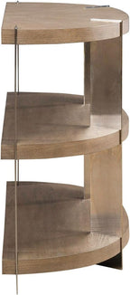 Liberty Furniture Harlow Living Room Sofa Table - Sandstone & Satin Nickel