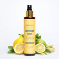 Folkulture Bathroom Spray - 3.34 fl oz | Citrus Odor Eliminator Bathroom Scents For Travel & Home | Guest Bathroom Essential | Before You Go Toilet, Poop & Shower Spray for Fresh Smell