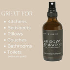 River Birch Fraser Fir Scented Linen and Room Spray | Home Fragrance | 4 oz Glass Amber Bottle | Luxury Signature Scent | Handmade in Texas