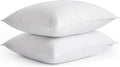 Bafode Goose Down Feather Pillows, Soft Bed Pillows Standard Size Set of 2, 100% Soft Cotton Shell, Hotel Pillows for Back, Stomach or Side Sleepers