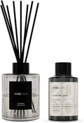 VINEVIDA Reed Diffuser for Home & Bathroom | Long-Lasting Scent Sticks Set | Oil Stick Diffuser | Bathroom Scent - Room Fragrance No. 2000 - Inspired by: Fierce