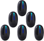 2026 Upgraded Ultrasonic Repeller Insect Indoor, Mouse Traps Repellent Insert Plug in, Pest Control Ant,Roach,Rodent, Mouse, Bugs, Mosquito, Spider, for Home, Office, Warehouse 6 Packs, Black