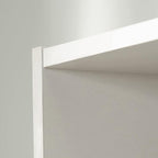 Sauder Beginnings 5-Shelf Bookcase, Bookshelf with Adjustable Storage Shelves, in Soft White