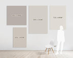 Living Room Art Canvas Office Wall Decor Pictures for Men Women Bedroom Wall Art Dining Room Gray Gold Paintings Neutral