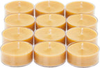 PartyLite Set of 12 Tea Lights Candles, Cedar Patchouli Scent, Aromatherapy Scented Candles Gift Set, Up to 4 to 6 Hours Burn Time
