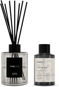VINEVIDA Reed Diffuser for Home & Bathroom | Long-Lasting Scent Sticks Set | Oil Stick Diffuser | Bathroom Scent - Room Fragrance No. 3600 - Inspired by: Aventus
