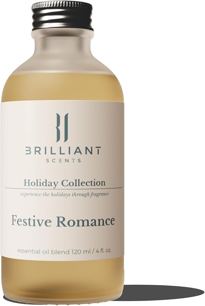 Brilliant Scents Festive Romance Scent | Apple, Orange, Pear | Luxury Home & Business Scent | Fragrance Oil | 120ML
