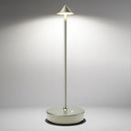 Cordless Table Lamps Rechargeable, 6000mAh Battery Operated LED Desk Lamp Outdoor Waterproof Portable Touch Dimmable Table Night Light for Patio Restaurant Dining Home Silver