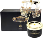 Kelly's Custom Candles, Butterfly Candle Birthday Gift for Mom,Girlfriend,Unique Easter Gifts for Sister, Wife and Mother in Law,Rotatable Aromatherapy Candles Gift for Women.