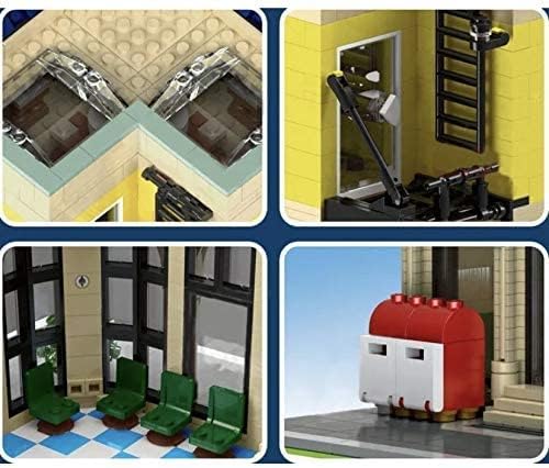 General Jim's Corner Post Office Modular Building Set - 3-Story Design with Post Office, Art School, Pottery Studio, Red Mail Truck & Realistic City Details for Architecture Lovers
